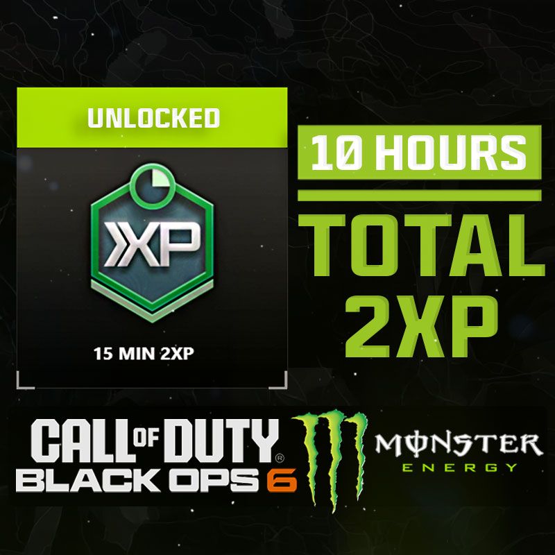 Black Ops 6 X Monster Energy 10 Hour 2XP Bundle! product image (1)