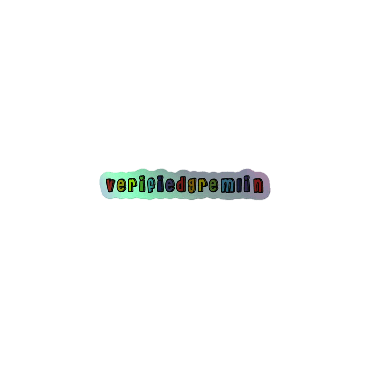 Verified Gremlin Holo Sticker product image (1)