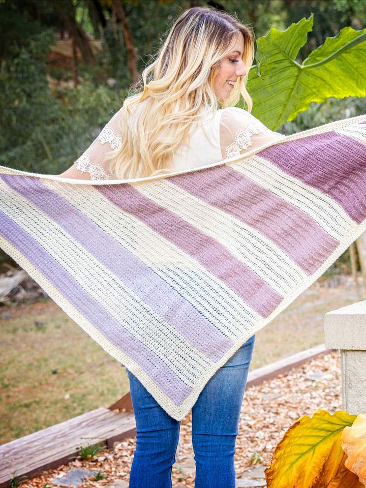 Kimberly Crochet Shawl Pattern Tutorial (One Size) product image (1)