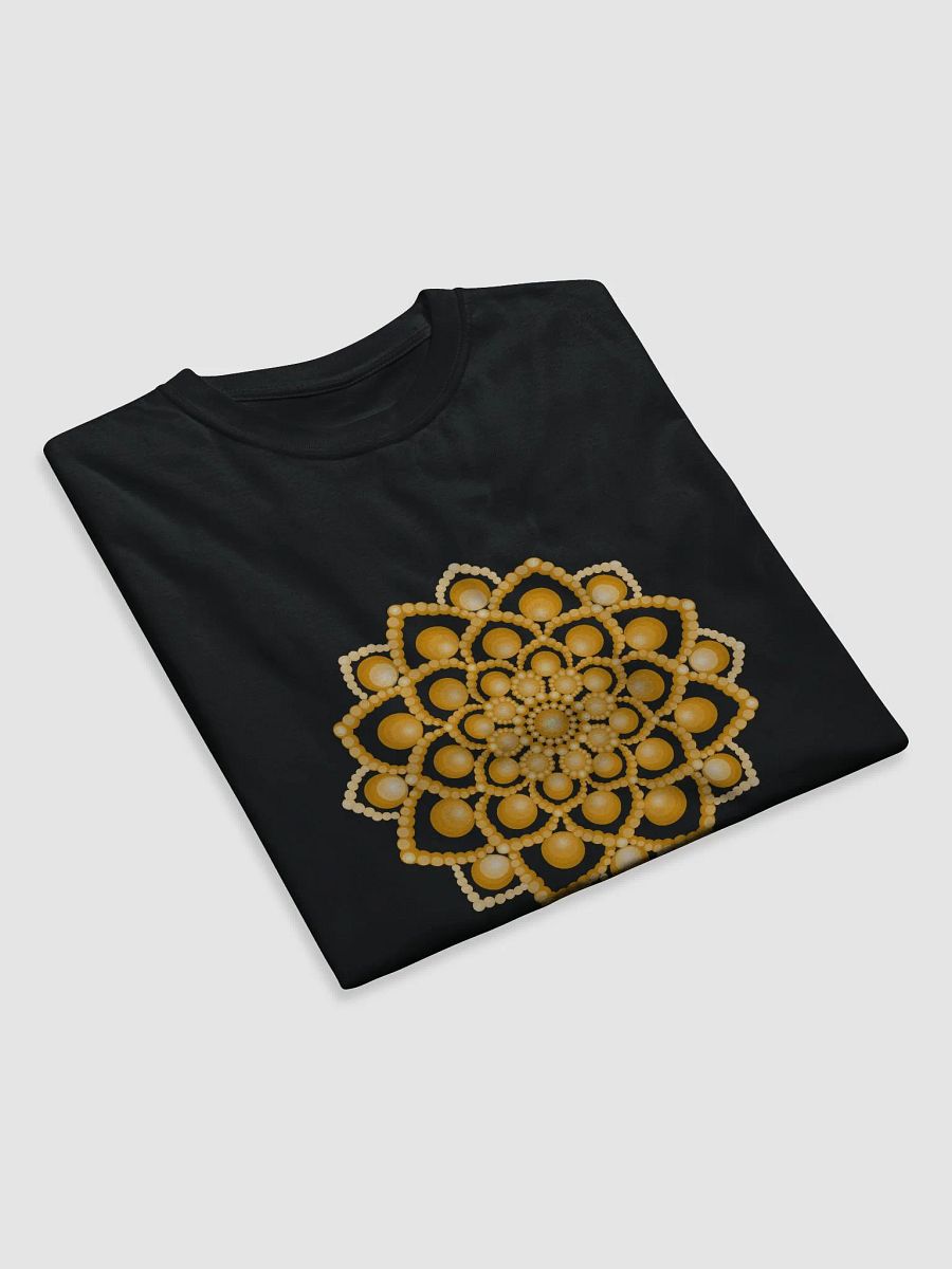 Orange Flower Mandala Unisex Organic T-Shirt product image (4)