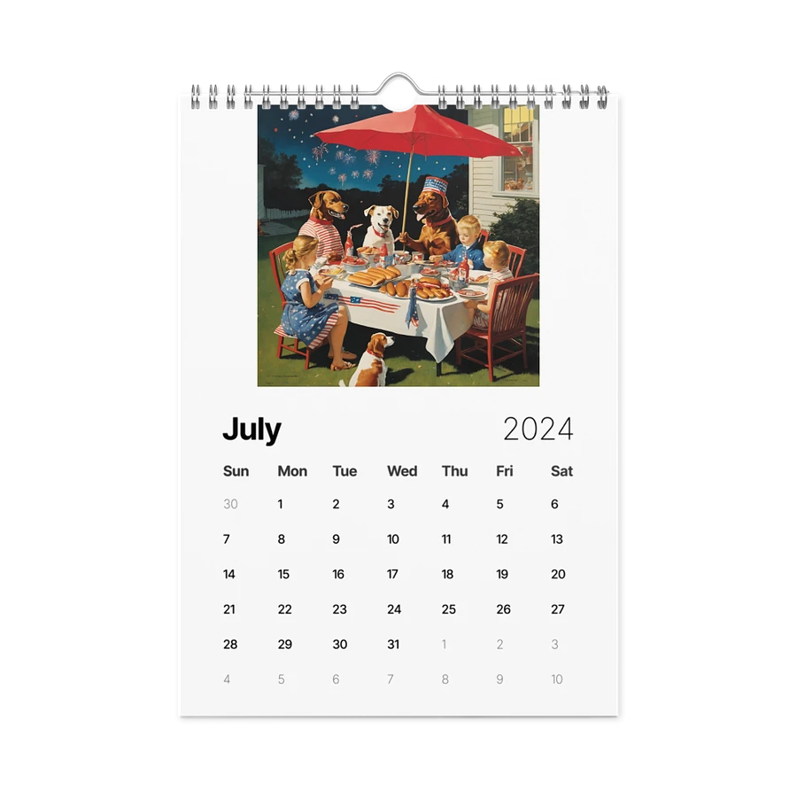 12 Great Holidays of America Calendar product image (10)