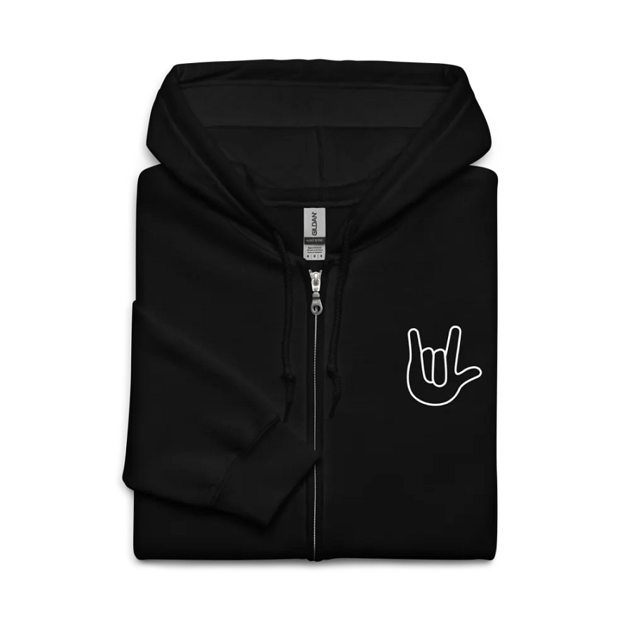 Love Breastpocket Zip-up Hoodie product image (3)