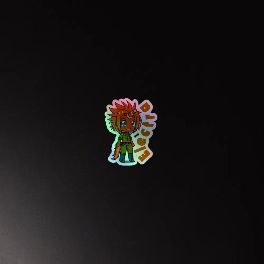 Electra - Shadow Unicorns - rainbow sticker product image (2)