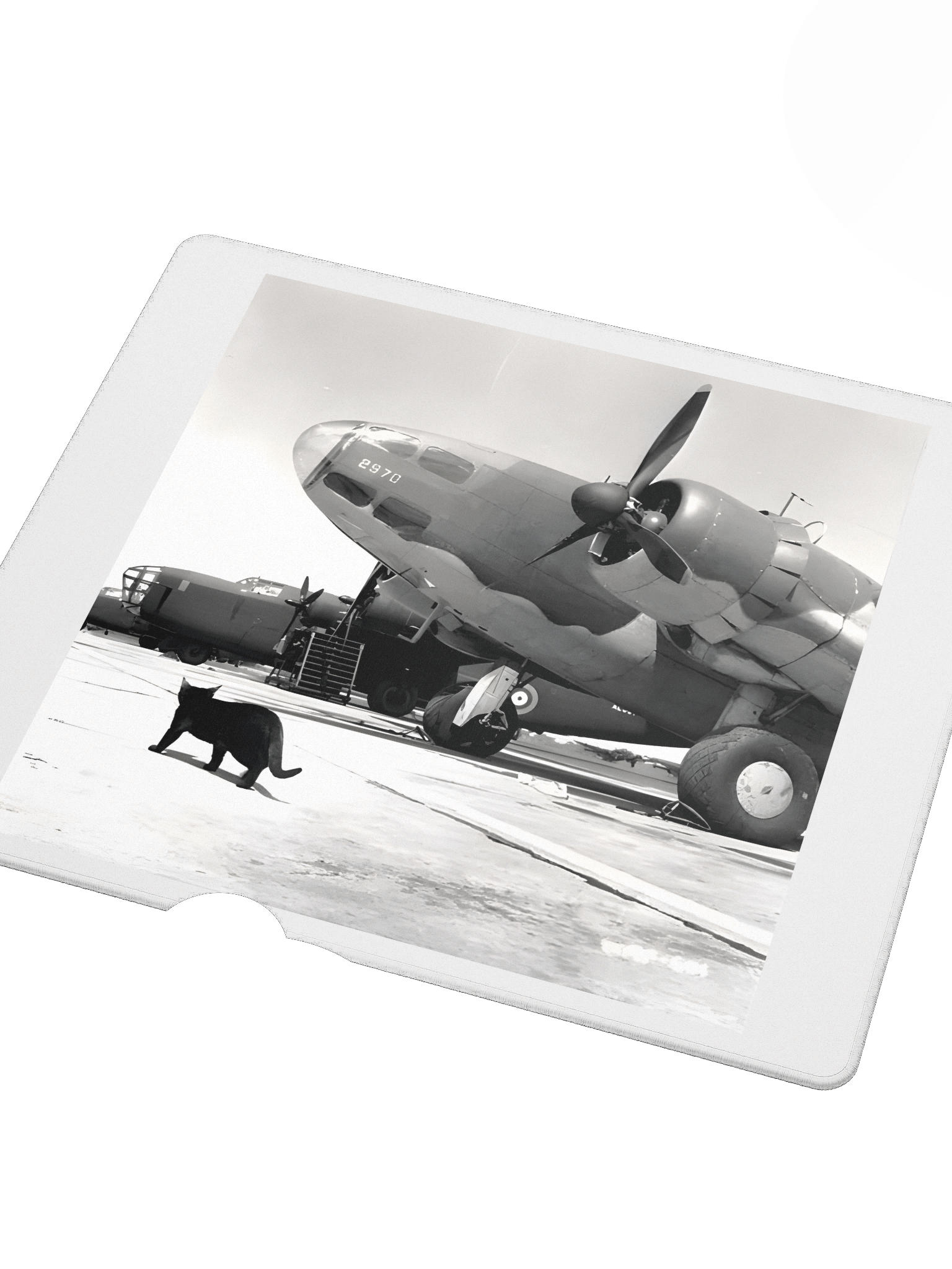 Cat on the Tarmac Gaming Mouse Pad product image (3)
