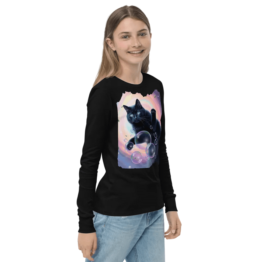 Dreamy Cat Bubble Play Long Sleeve product image (4)