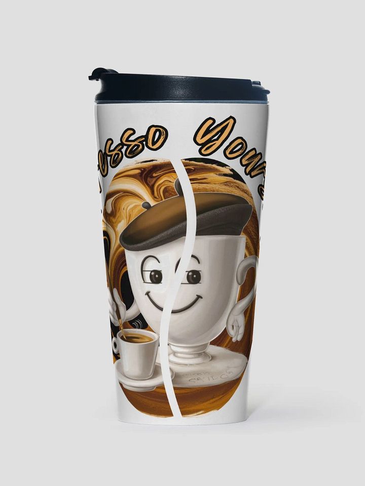 Espresso Yourself Coffee Cup Painter Design Stainless Steel Travel Mug product image (1)