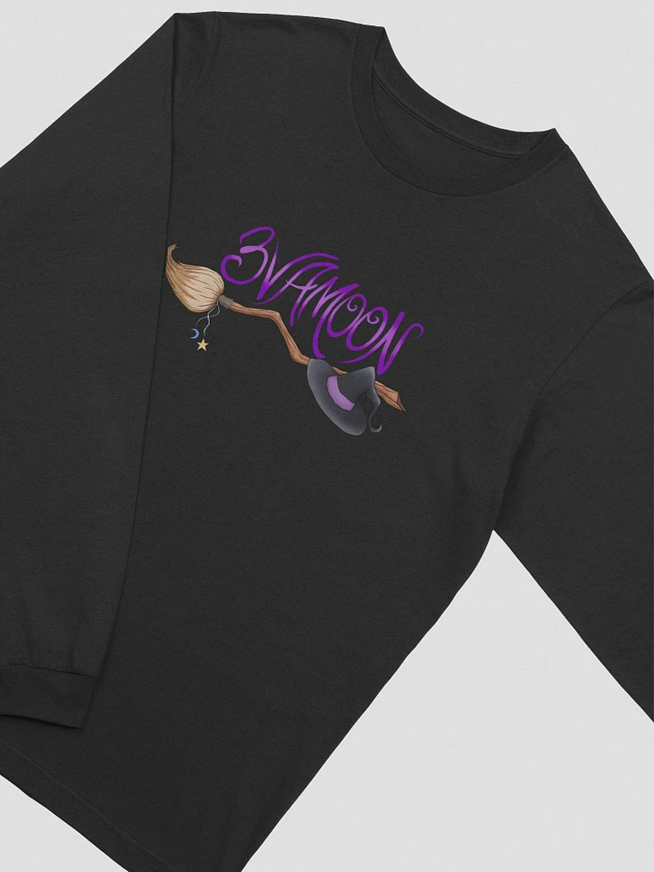 3VAMOON Witch Broom Long Sleeve T-shirt Unisex (see more for color options) product image (1)
