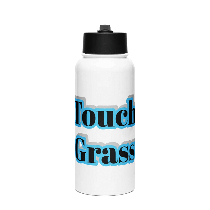 Touch grass water bottle product image (2)