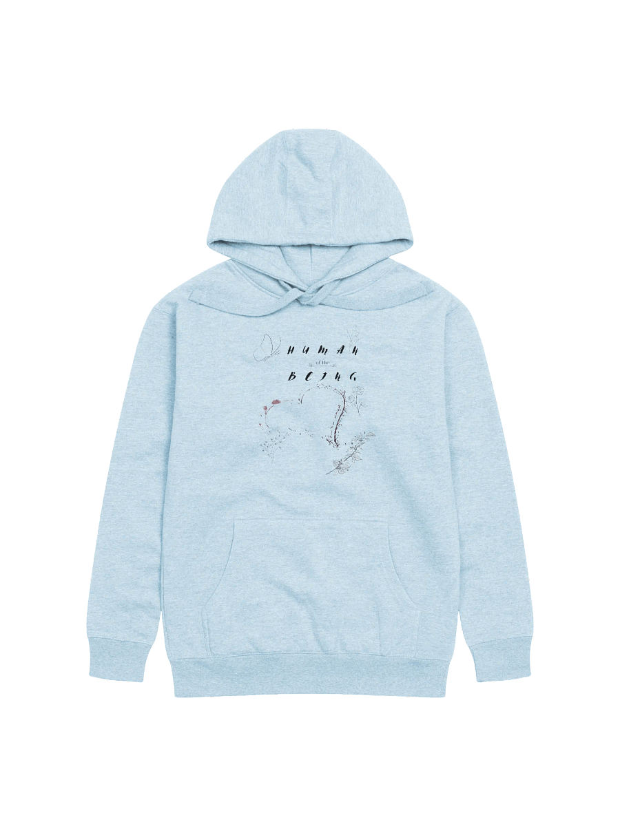 Floral Heart Premium Hoodie, "Human of the Being" product image (1)