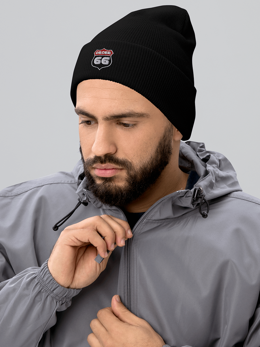 Galactic Order 66 Embroidered Beanie product image (3)