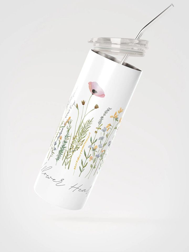 Wildflower Heart Stainless Steel Tumbler product image (2)