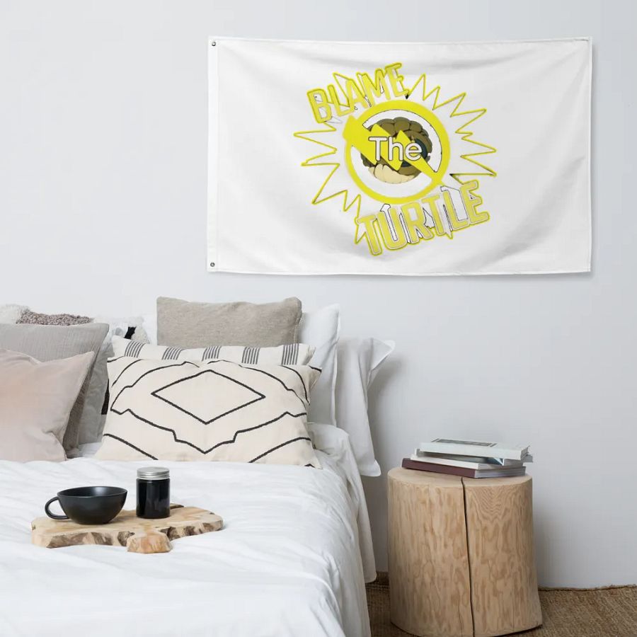 Blame The Turtle! Flag product image (4)