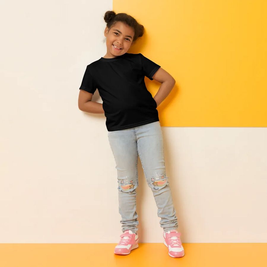 Default All-Over Print Kids Crew Neck T-Shirt product image (10)