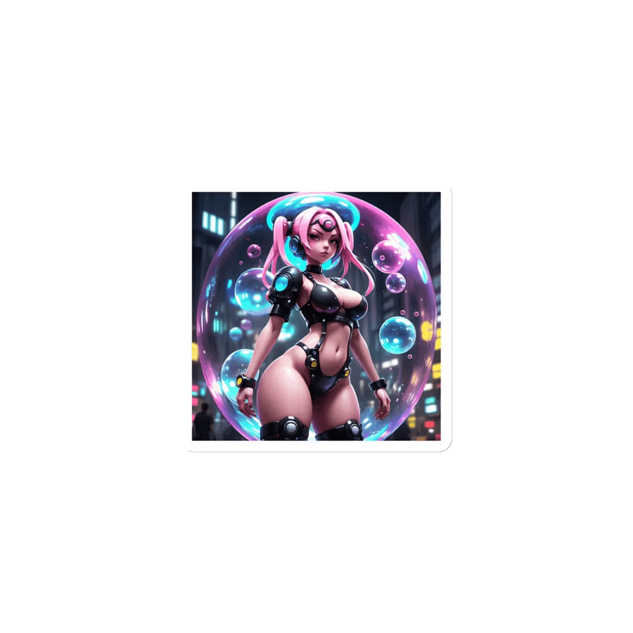 Neon Bubblegum Dream Die-Cut Magnets product image (1)