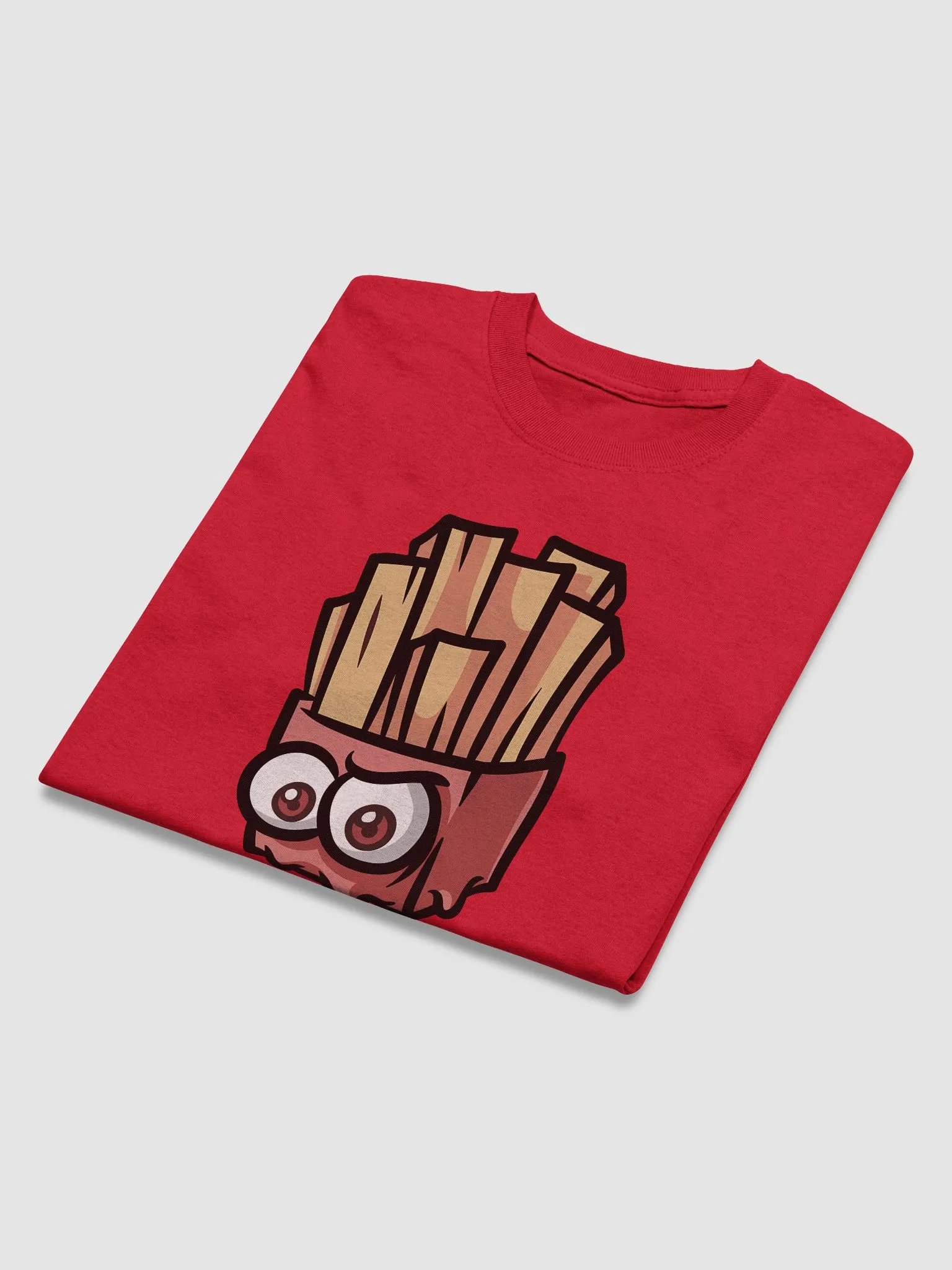 French Fry Monster Heavyweight T-shirt product image (4)