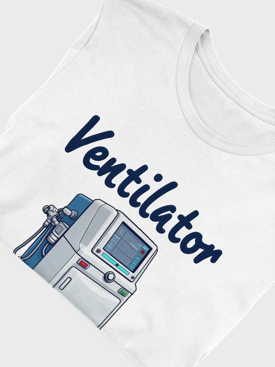 Breathe Easy Medical Ventilator Cartoon T-Shirt product image (46)