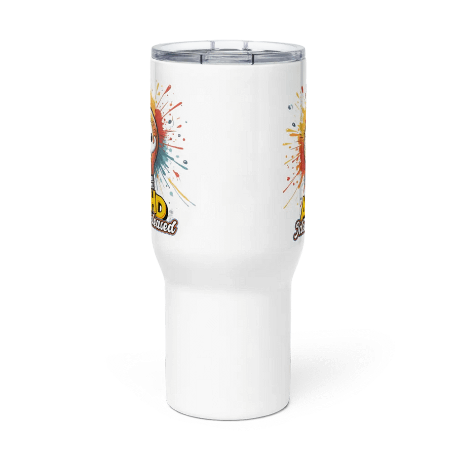 ADHD Ideas Unleashed Travel Mug with a Handle product image (3)