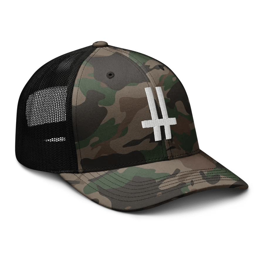 Classic Logo Camo Trucker Hat product image (6)