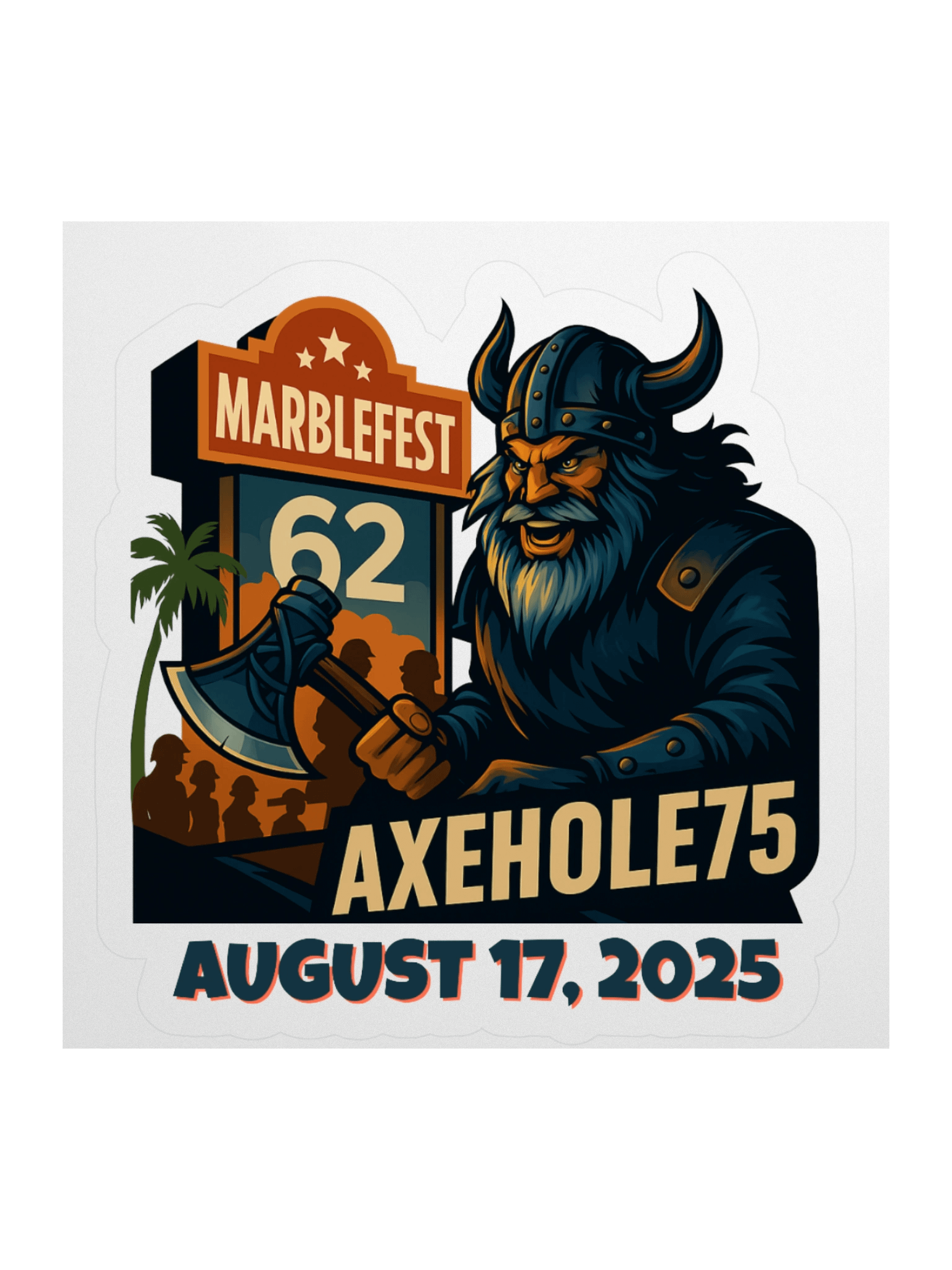 Marblefest62 Axeh0le75 Stickers product image (1)