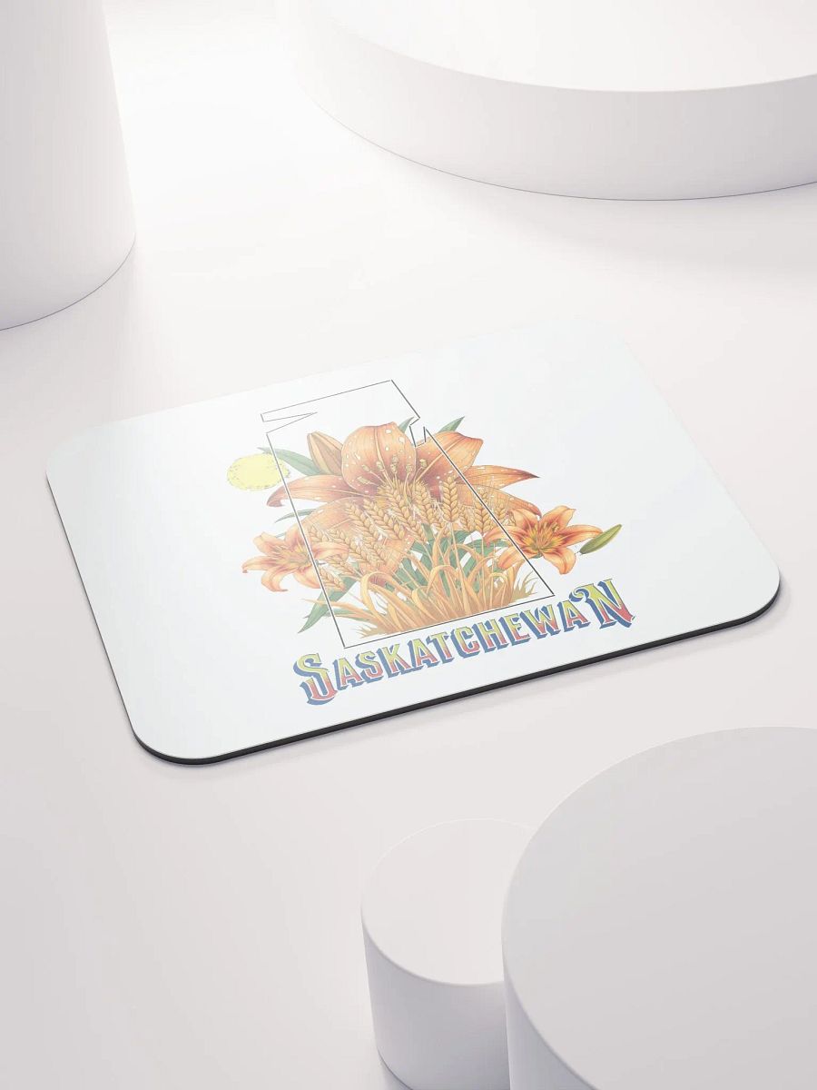 Saskatchewan Province Lily Blossom Mouse Pad product image (4)