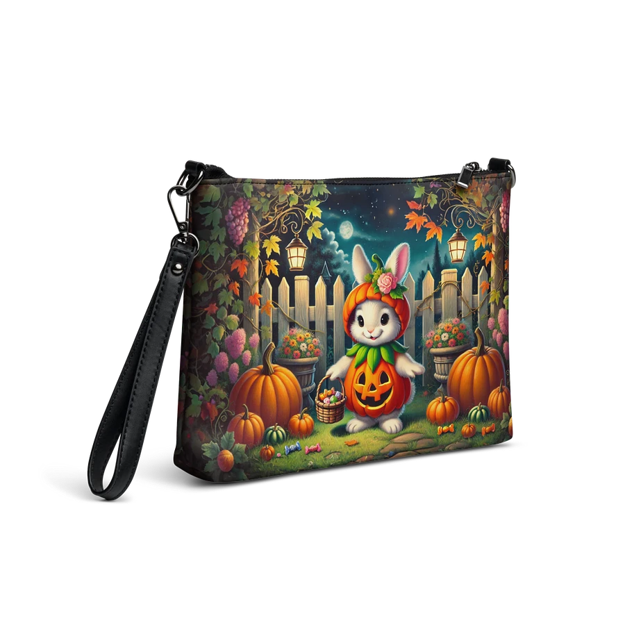 Bunny Rabbit Pumpkin Patch Crossbody Bag - Halloween Purse product image (4)