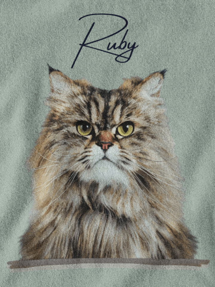 YOUR PERSIAN! / T-SHIRT WITH PERSONALIZED NAME / DIGITAL ART III product image (2)