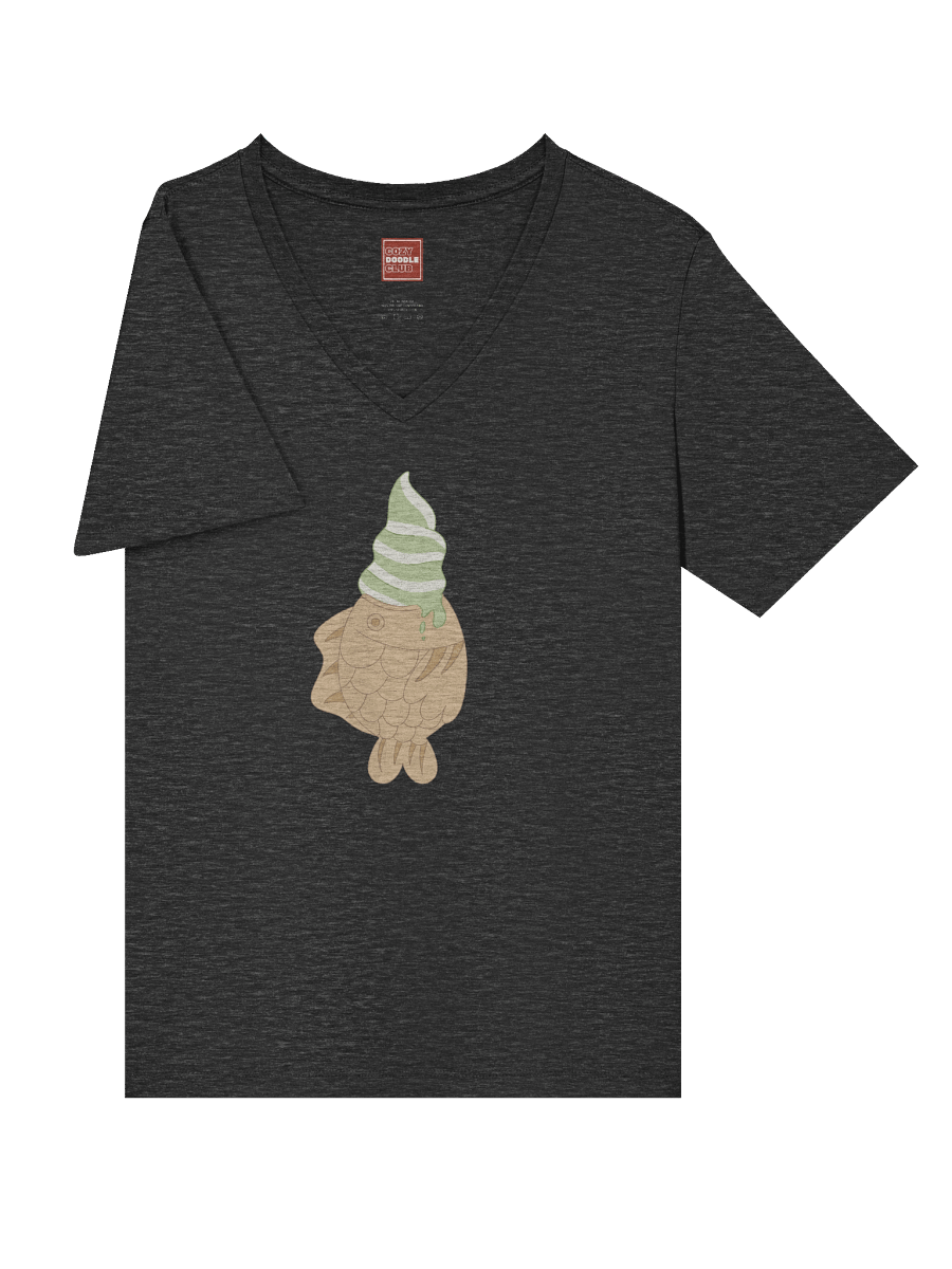 Matcha Taiyaki V-Neck T-Shirt product image (5)