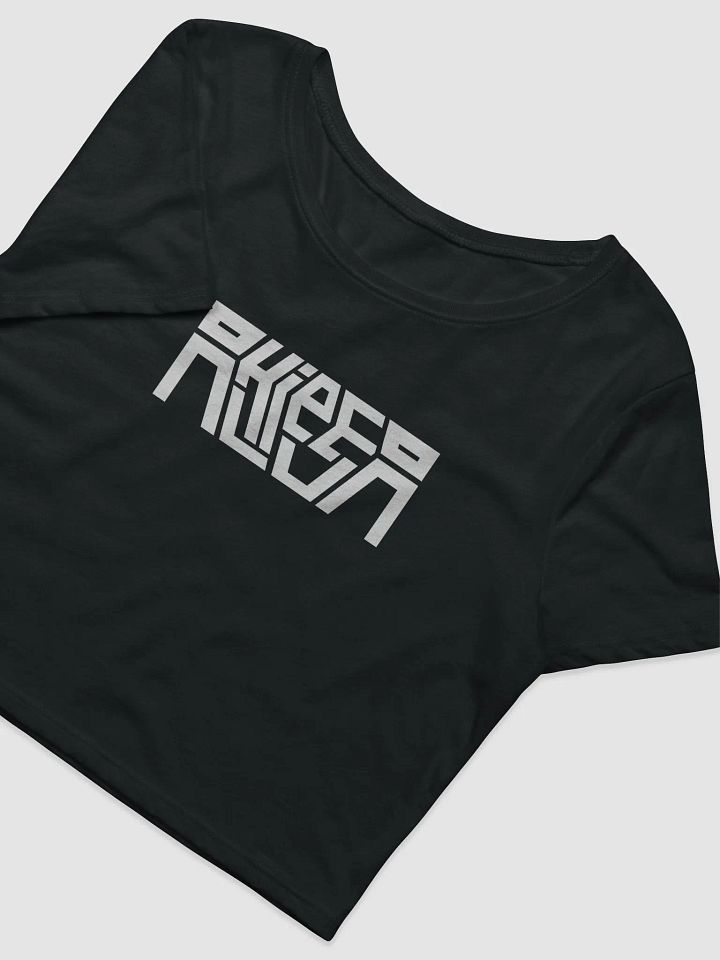 Black Geometric Crop Top product image (2)