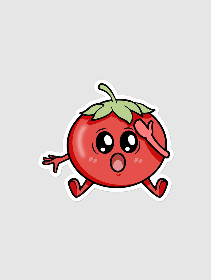 Surprised Tomat Sticker product image (1)