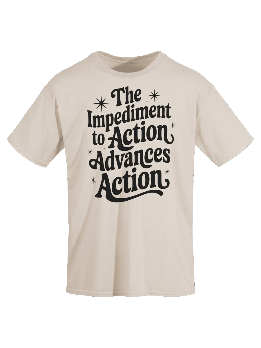 The Impediment to Action Advances Action - Stoic Wisdom TSHIRT product image (17)