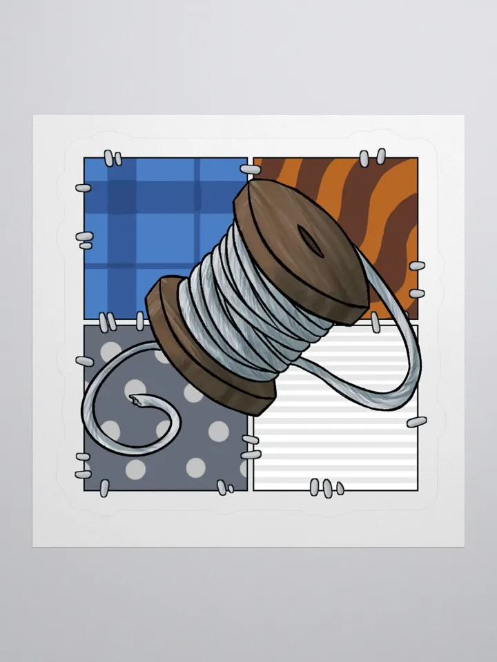 Virtual Thread Puppet Cut Stickers product image (1)