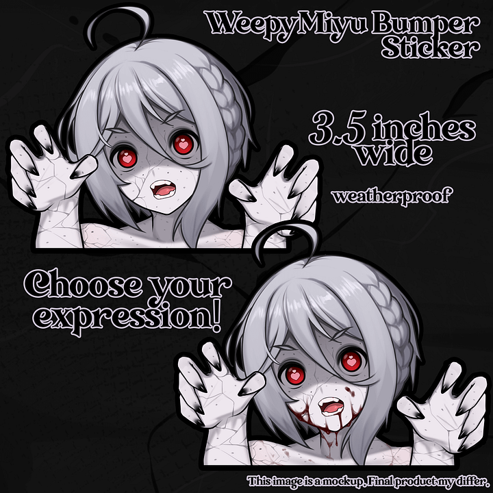 WeepyMiyu Sticker [PREORDER] product image (1)