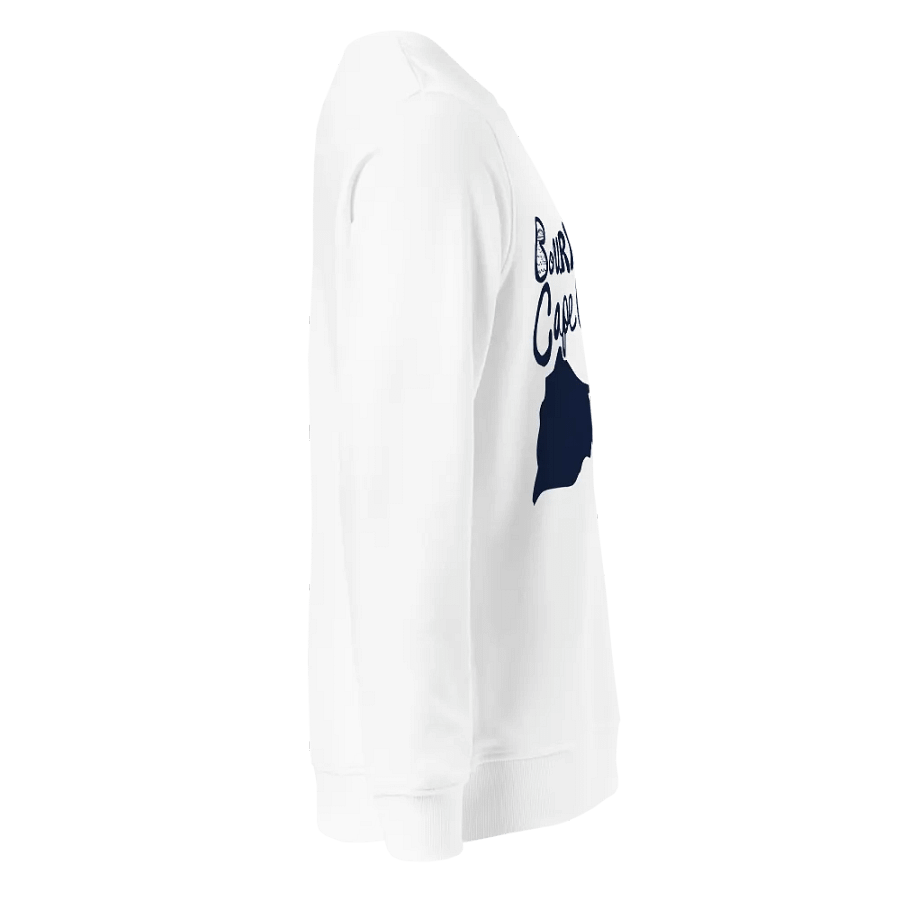 BOURNE to Cape Cod™ | DTG Vintage Print | Cozy Classic Navy Logo Sweatshirt – Cape Vibes, All Day, Every Day product image (4)