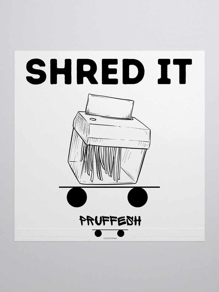 Shredder Sticker product image (1)