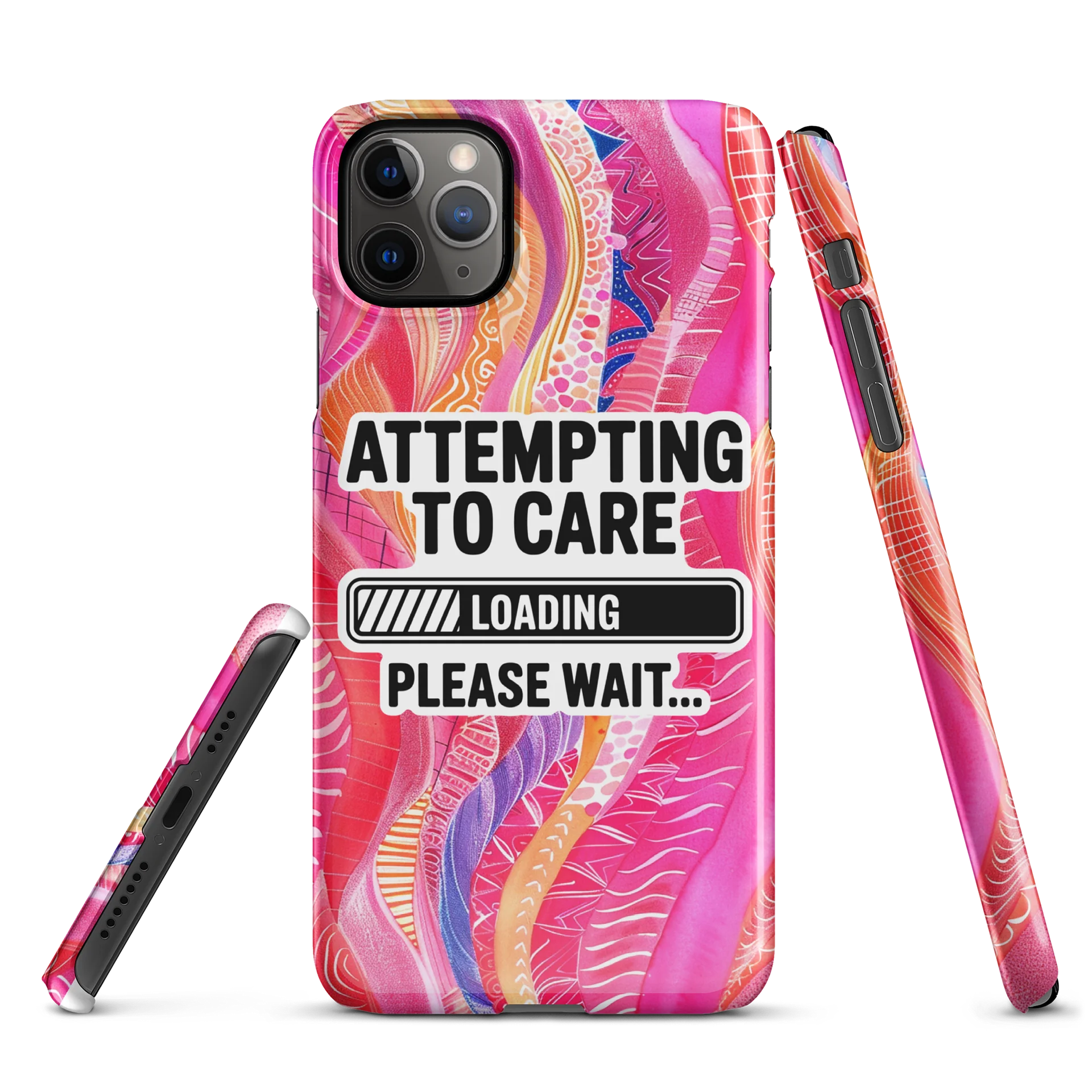 Whimsical Loading Bar iPhone® Snap Case product image (3)