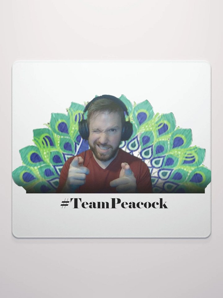 #TeamPeacock Mouse Pad product image (1)