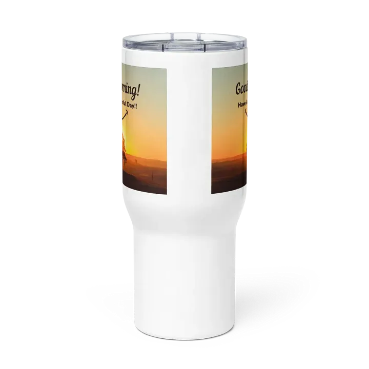 Smiling Sunrise Stainless Steel Travel Mug product image (2)