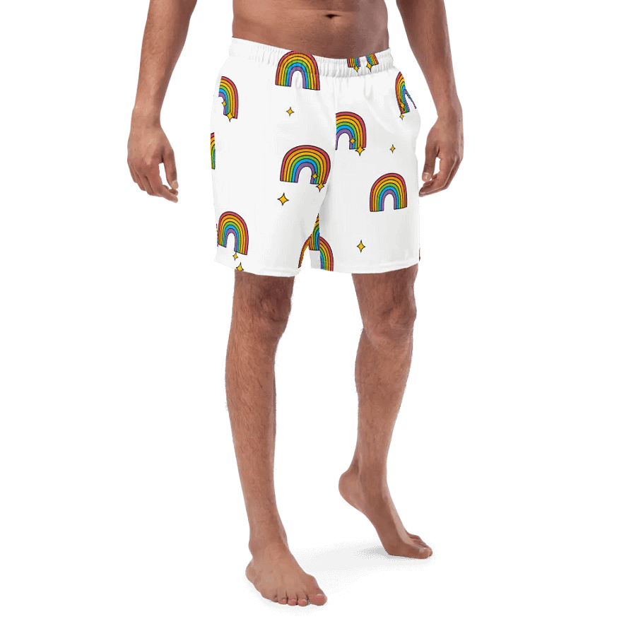 Starry Rainbow Delight Swim Shorts product image (1)