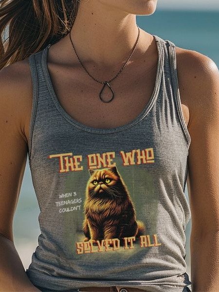 Magical Cat Vintage Pulp Horror Tank Top product image (5)