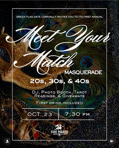 Unmask the mystery, meet someone new, and dance the night away—where every mask hides a spark waiting to be discovered.#Singl...