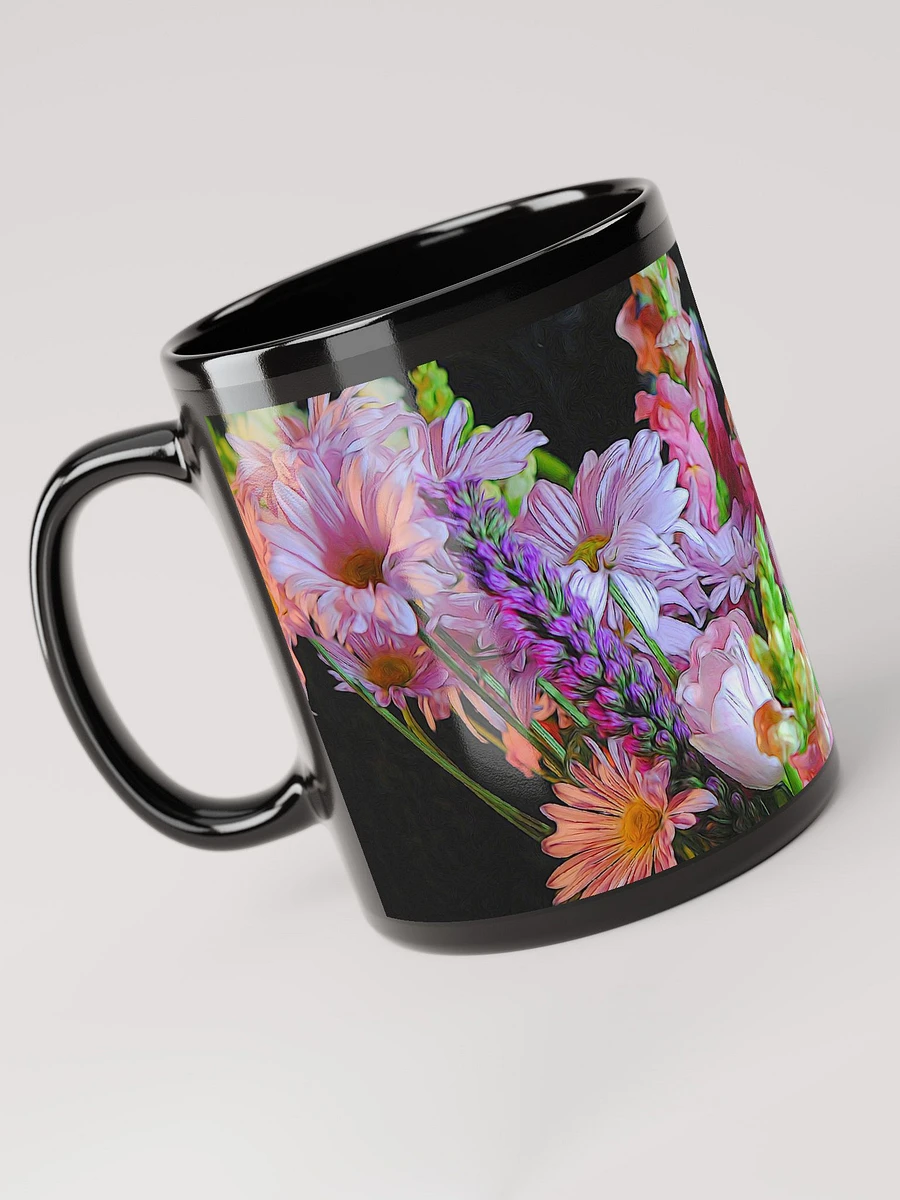 Flowers 15 Black Coffee Mug product image (6)