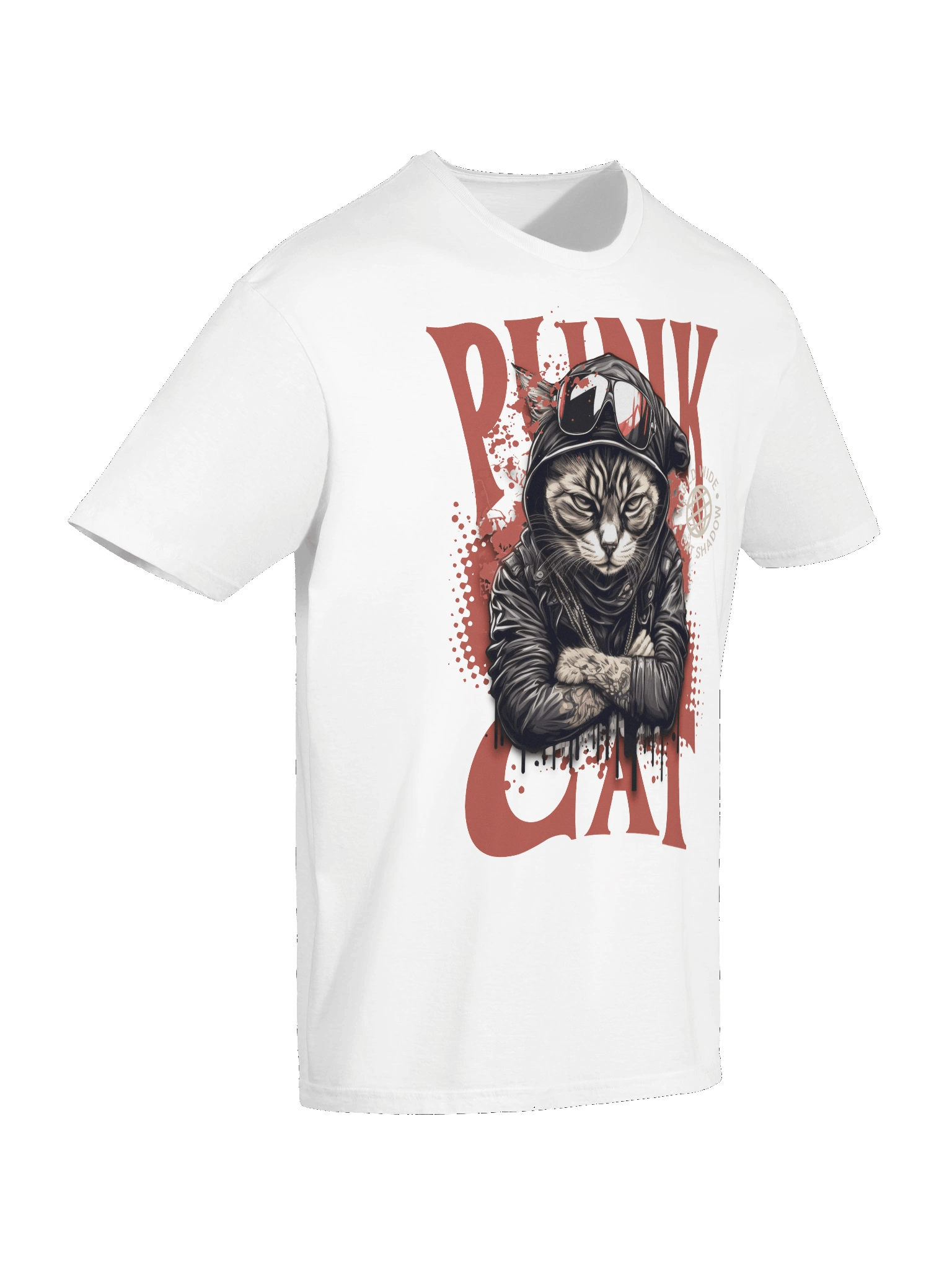 Punk Cat | Unisex Softstyle T-Shirt by Gildan product image (11)