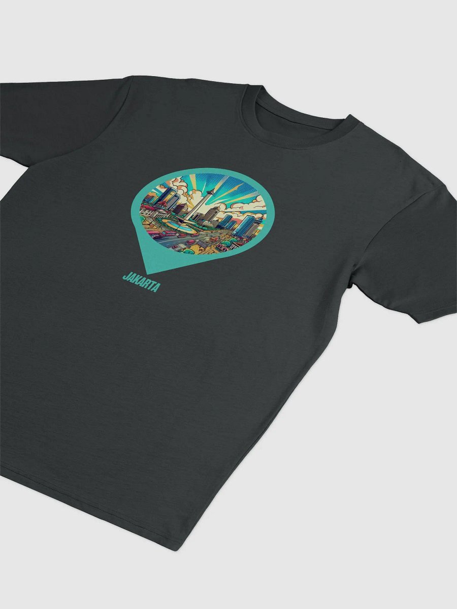 City Pin Skyline Men's Tee | AI Design Jakarta city product image (3)