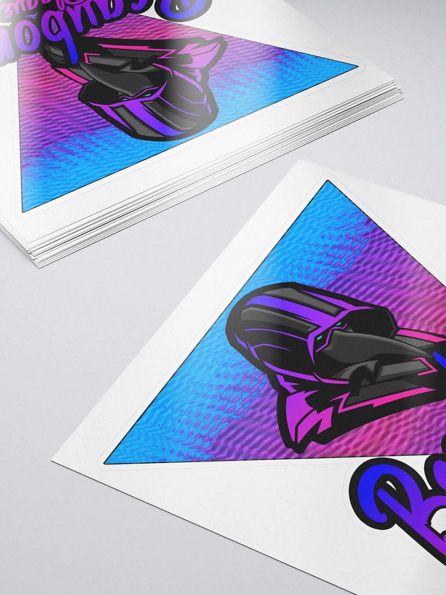 Plague Doctor Sticker Pink and Cyan product image (5)