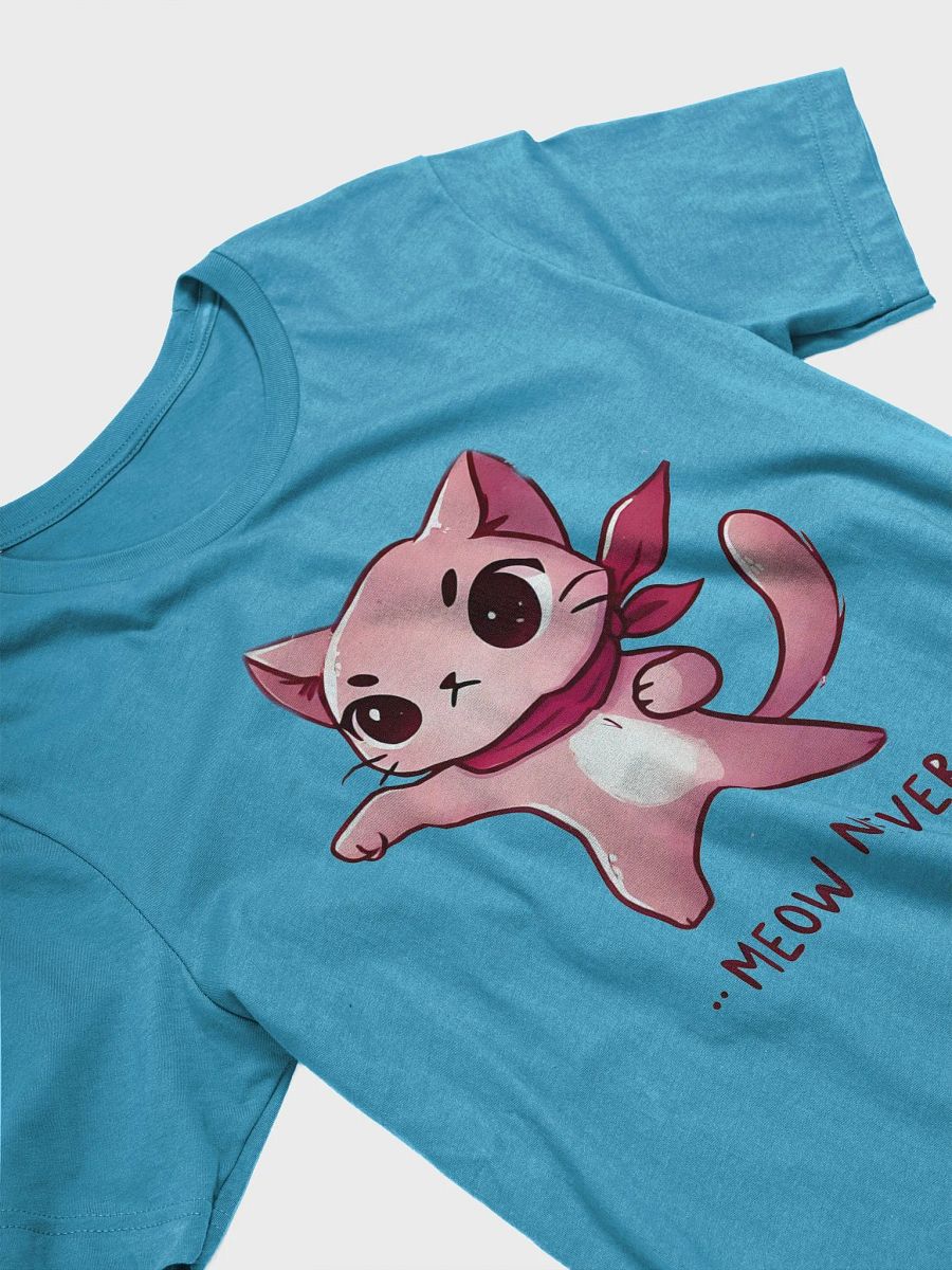 Meow Never Cat T-Shirt – Bold and Empowering Kitty Design product image (3)