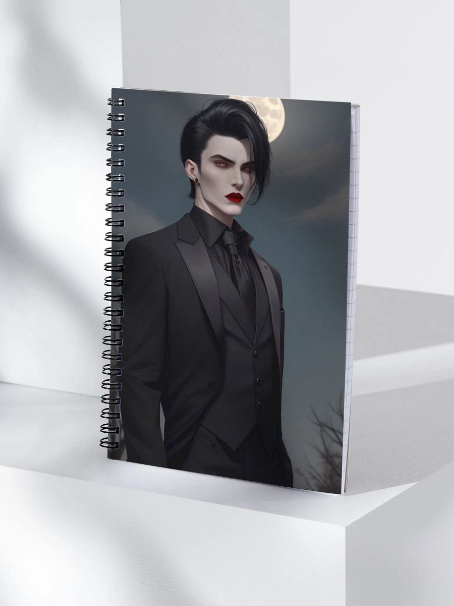 Male Vampire V.2 Spiral Notebook product image (4)