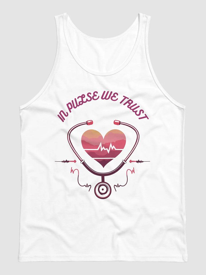 Heartbeat in the stethoscope Tank Top product image (2)