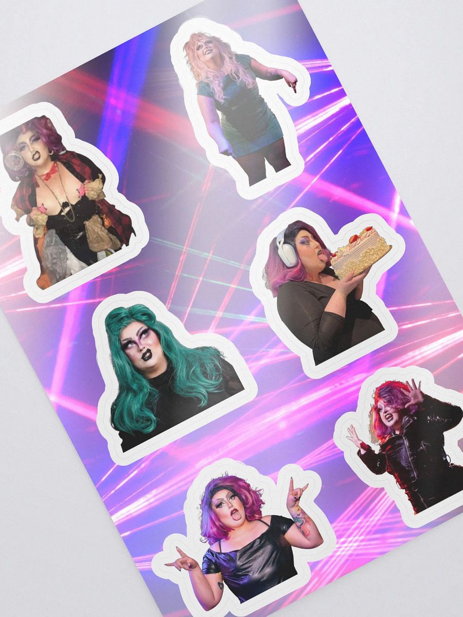 The Many Faces of Shelly Sticker Pack product image (2)