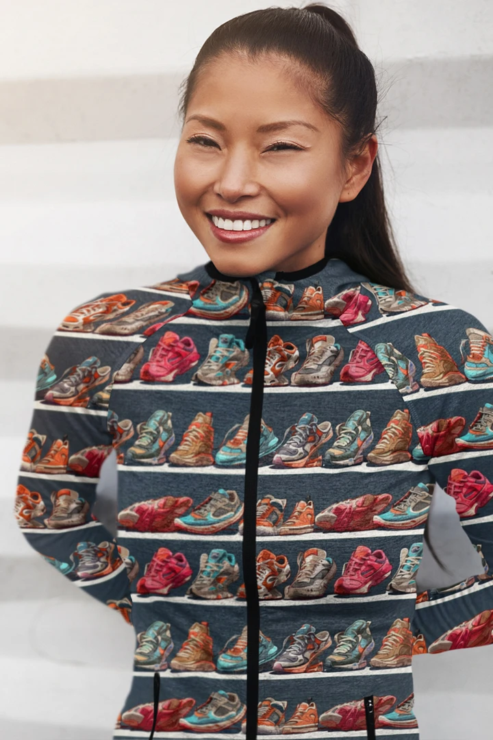 Sneakers Pattern All Over Print Jacket product image (1)