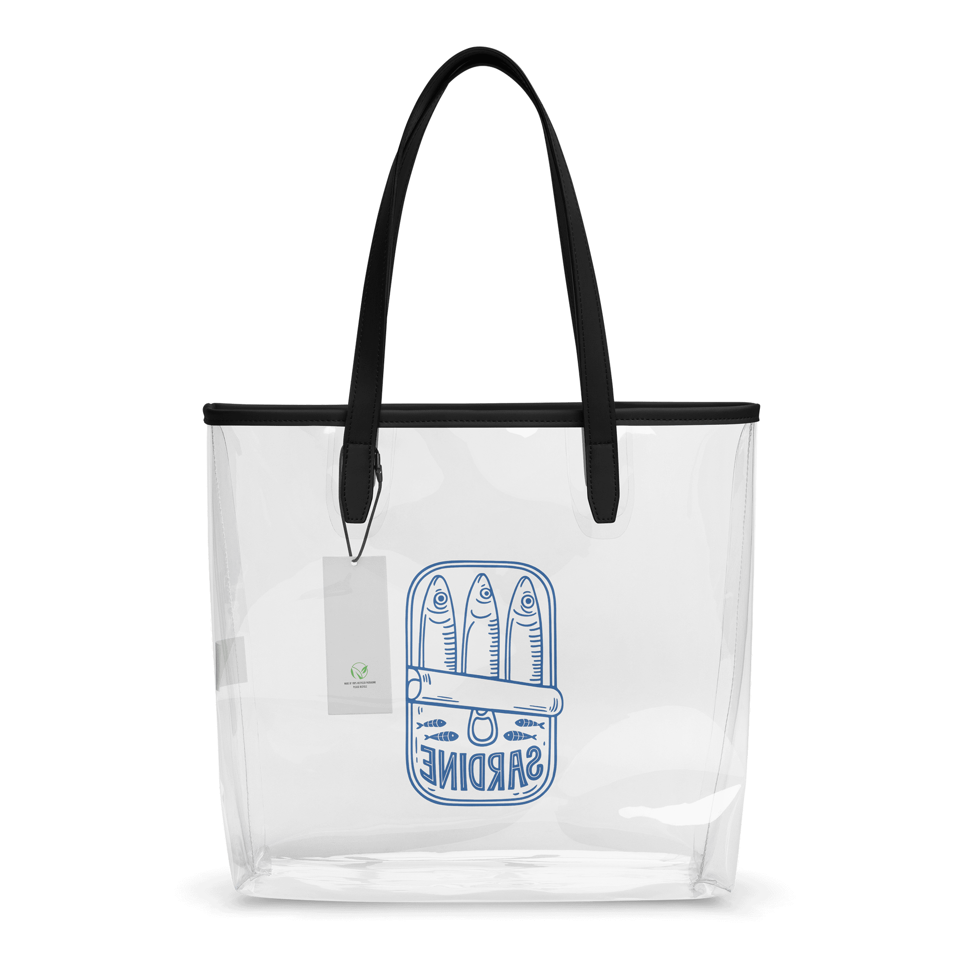 Sardine Can Clear Tote Bag product image (2)